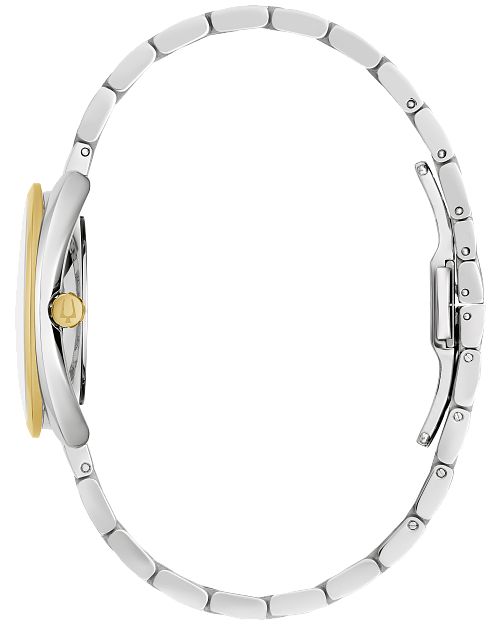 White Dial Stainless Steel Bracelet Duality 98X134 | Bulova