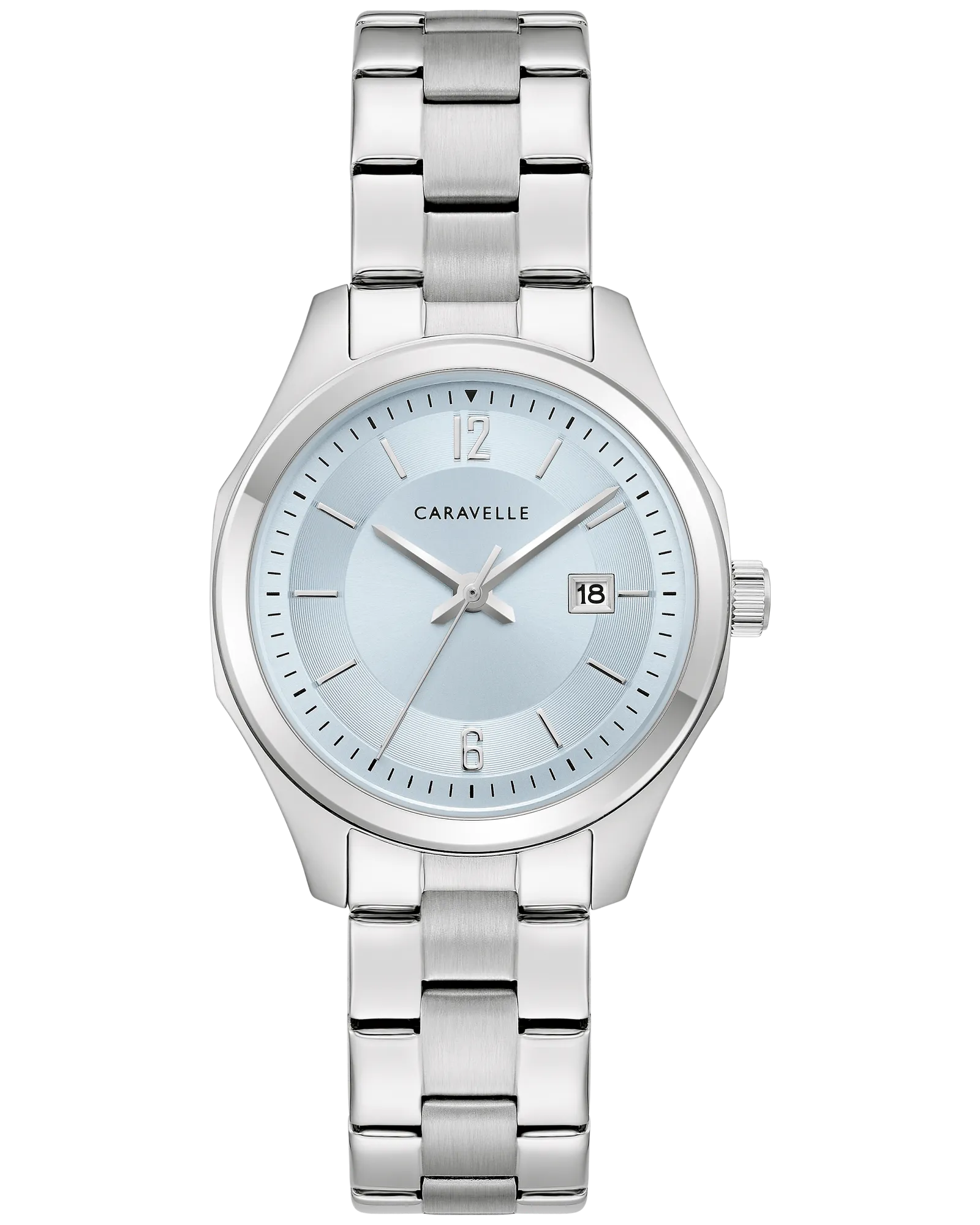 Bulova Light Blue Dial Stainless Steel Bracelet Sport 43M125 — Blue