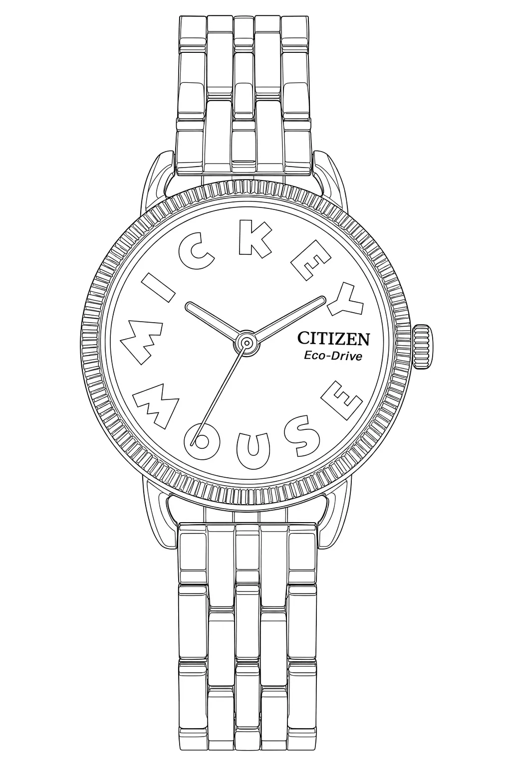 Watch technical diagram