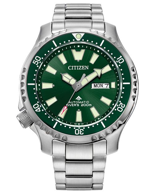 Promaster Dive Automatic Green Dial Stainless Steel Bracelet NY0151-59X |  CITIZEN