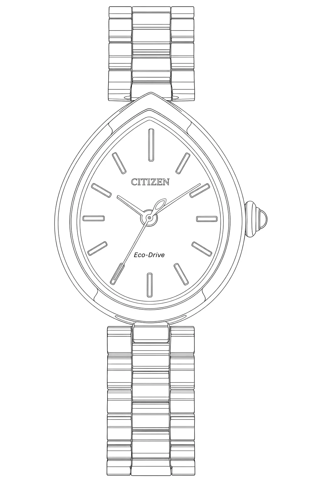 Watch technical diagram