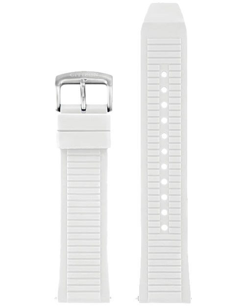 White Silicone Strap (22mm) image number NaN