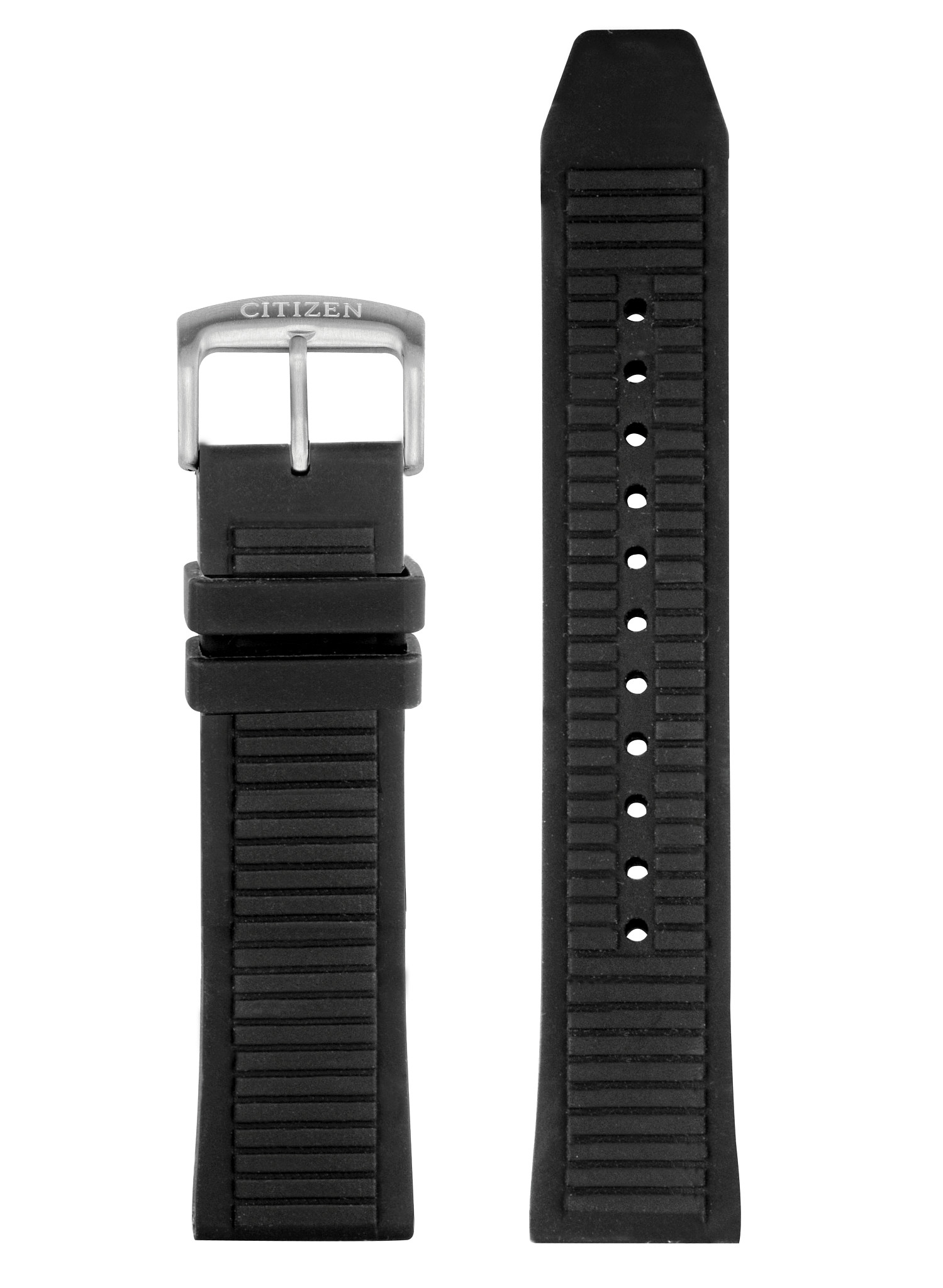 Black Silicone Strap