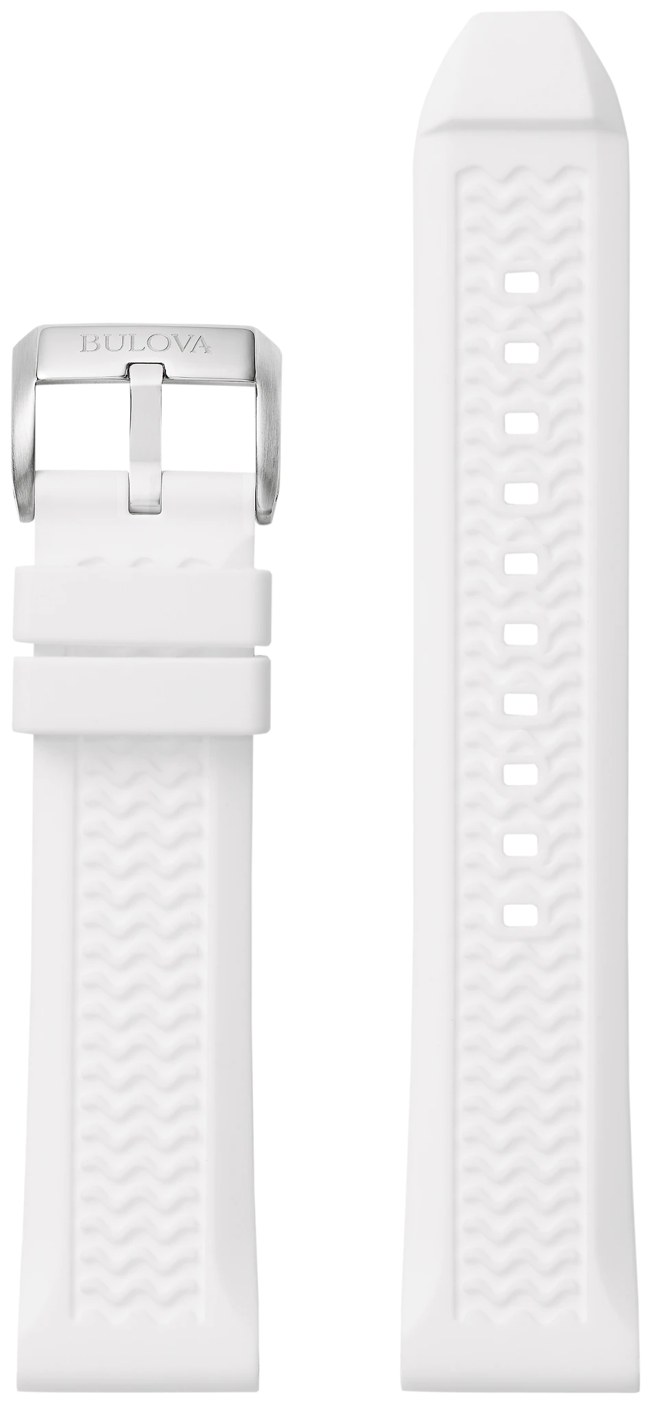 White Silicone Strap