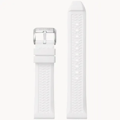 White Silicone Strap White Silicone Strap