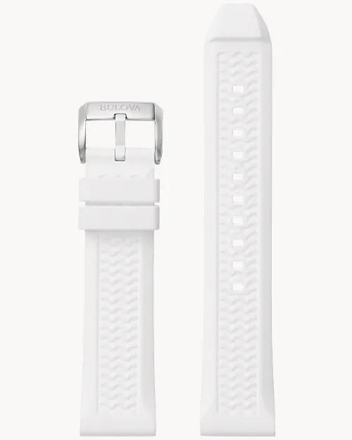 White Silicone Strap image number 0