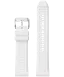 White Silicone Strap