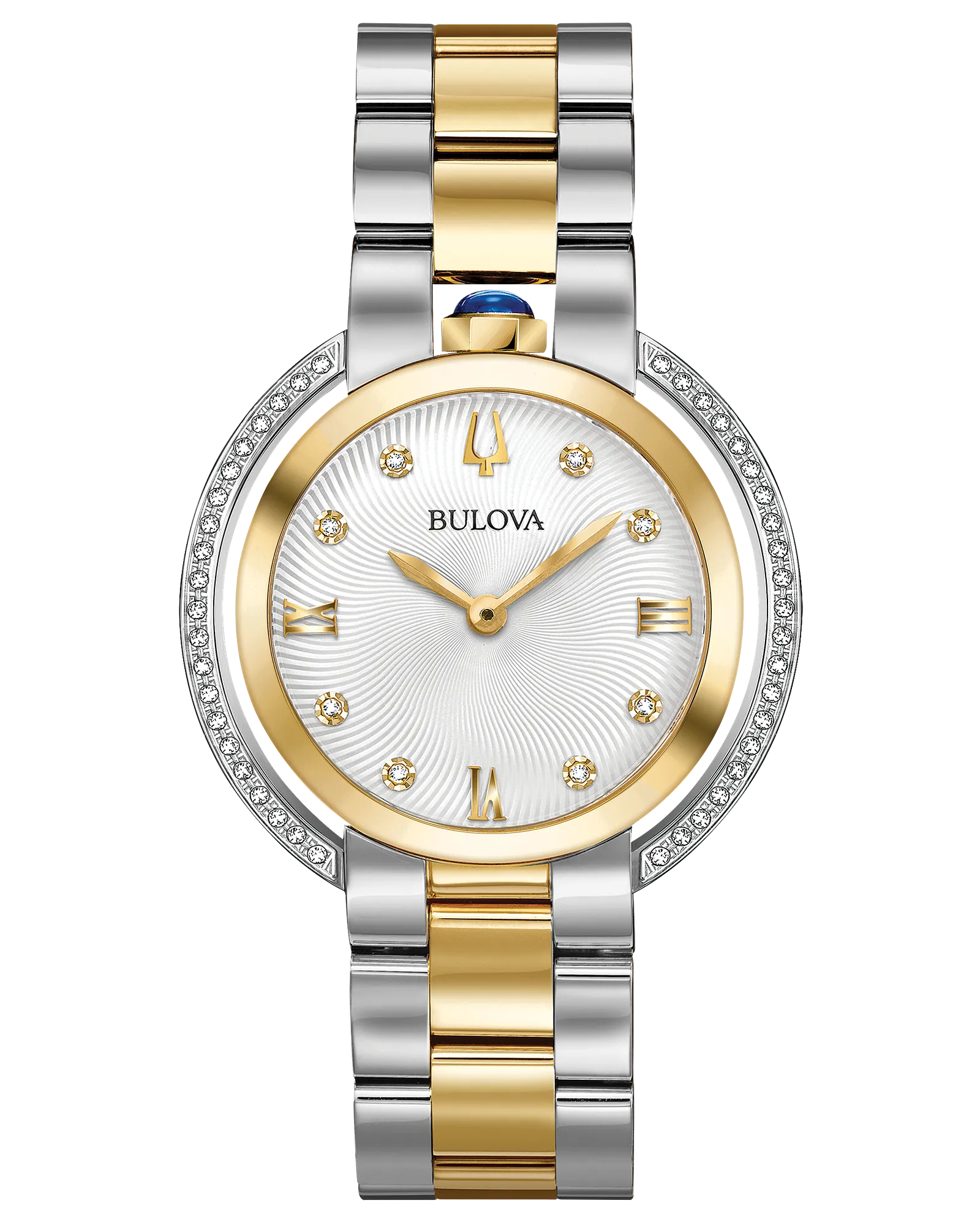 Bulova Rubaiyat Women's Two-Tone Gold Diamond Watch — Two-Tone