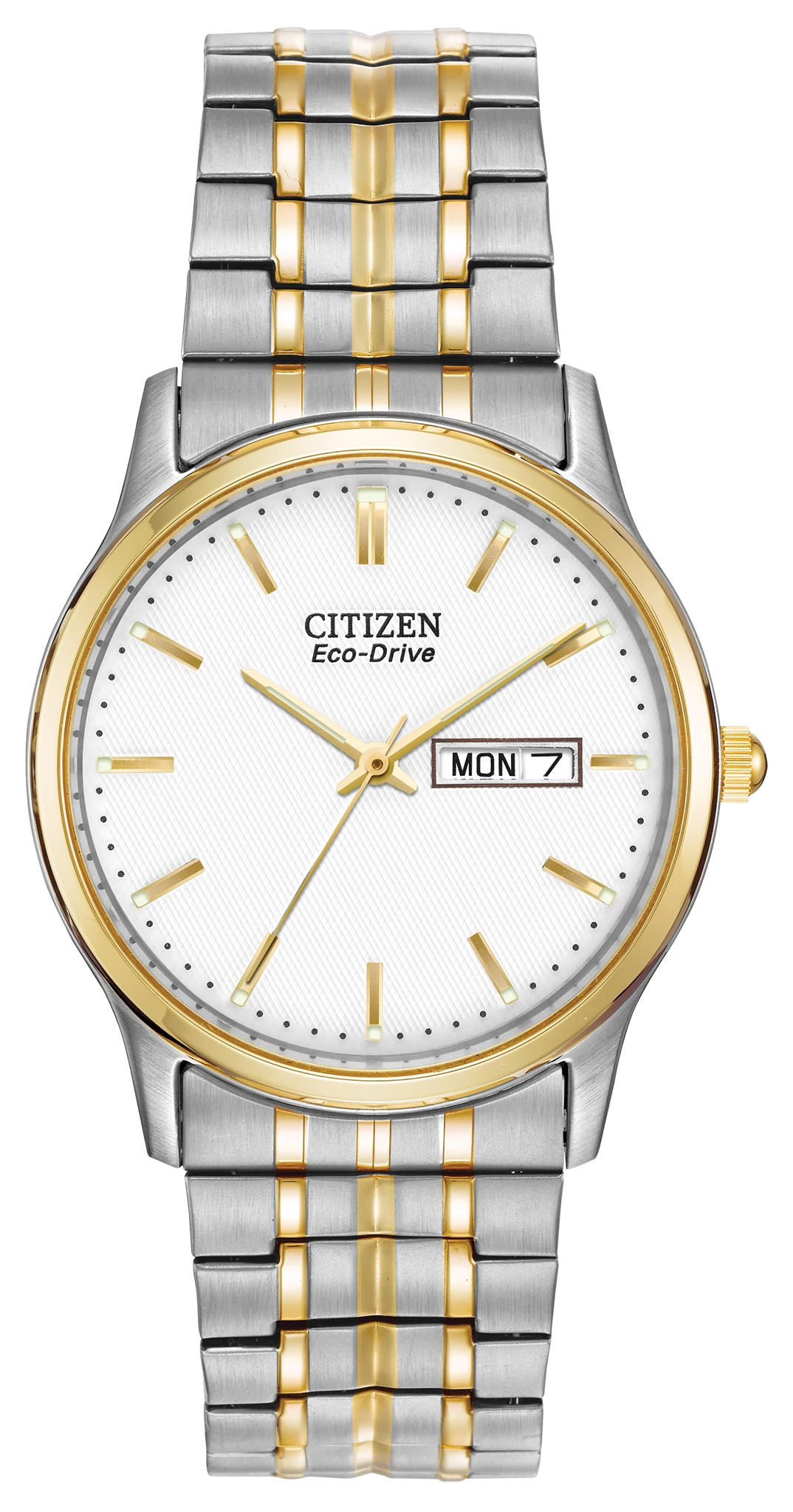 Corso - Men's Eco-Drive BM8454-93A Two-Tone Steel Date Watch | CITIZEN