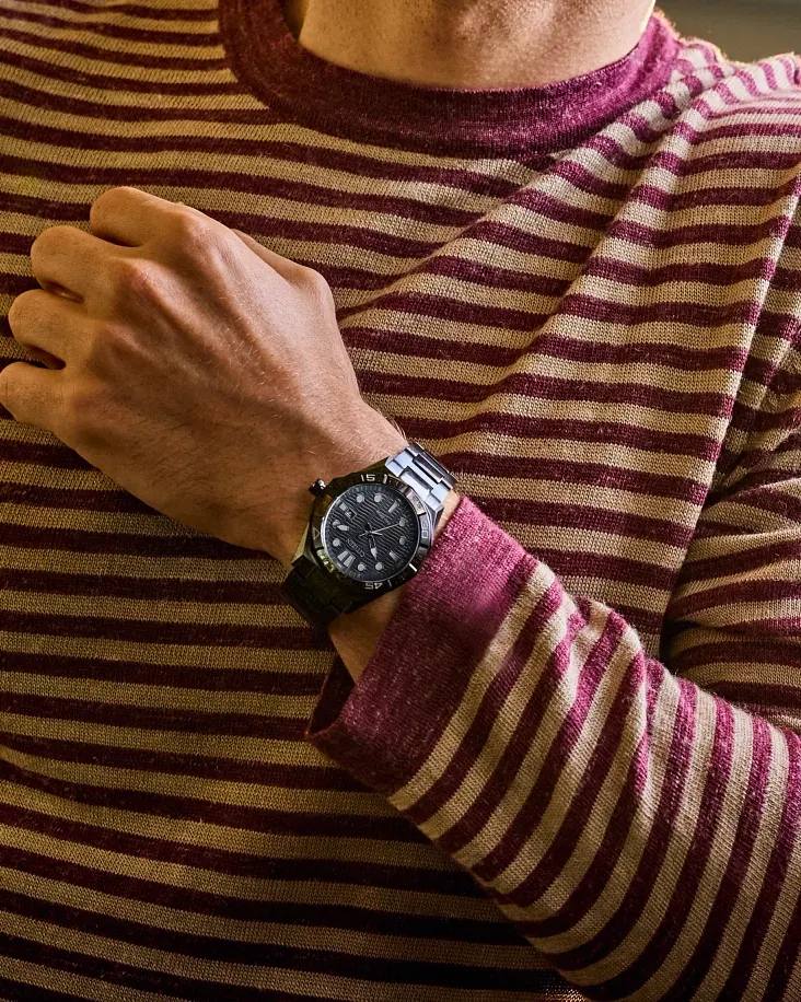 Brycen Black Dial Stainless Steel Bracelet AW1855-52E | CITIZEN