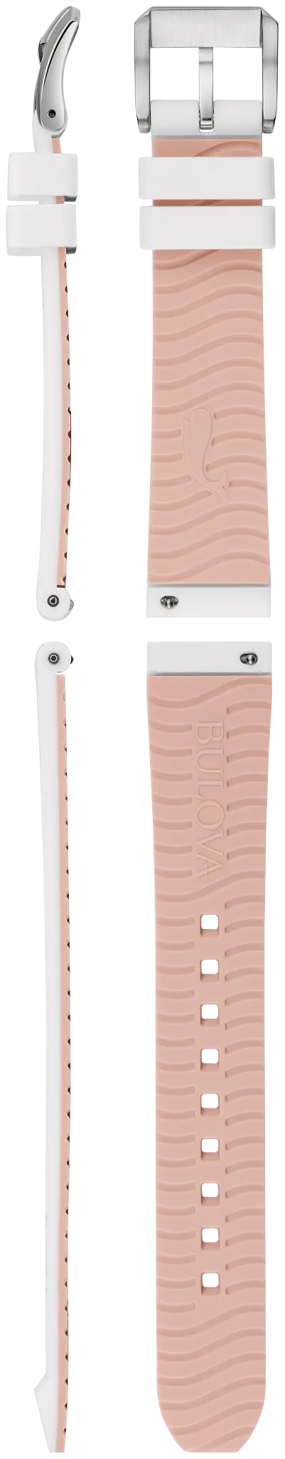 White Silicone Strap image number 2