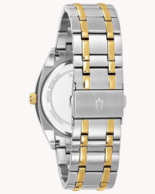 Silver and top gold watch mens