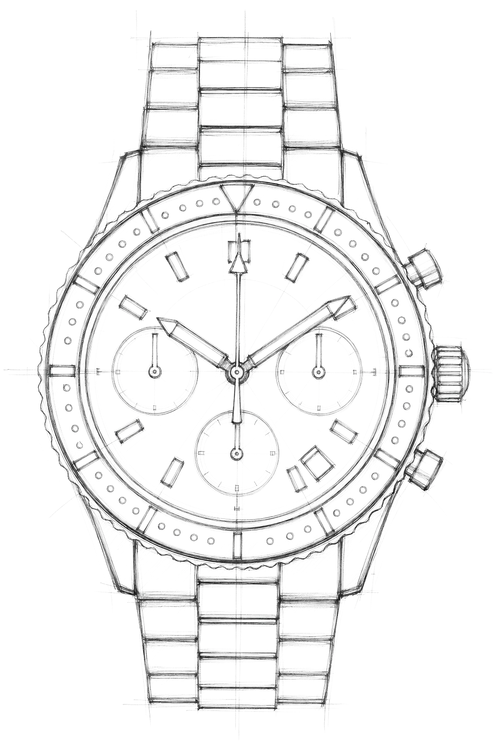 Watch technical diagram