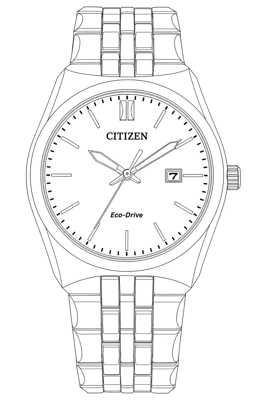Watch technical diagram
