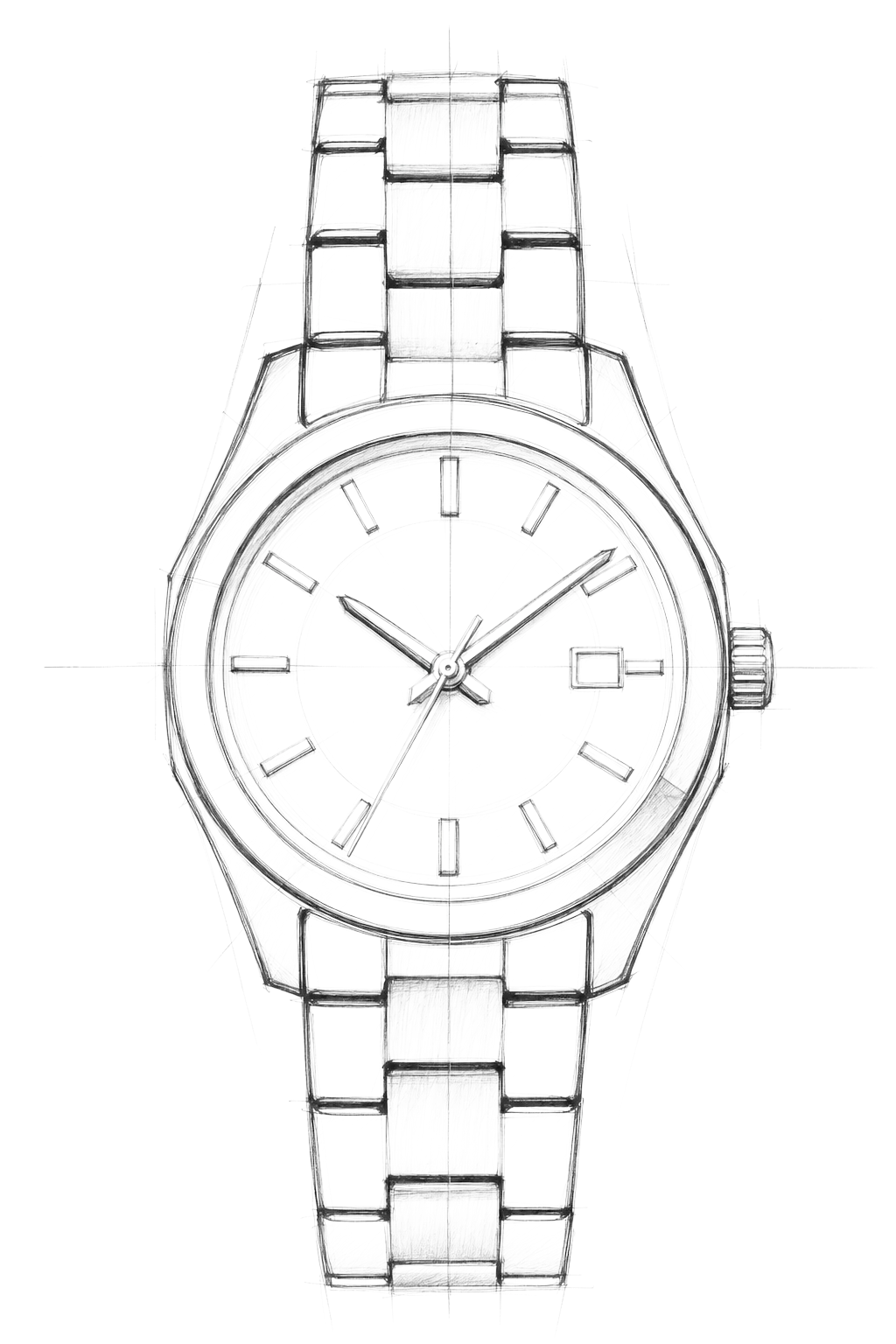 Watch technical diagram