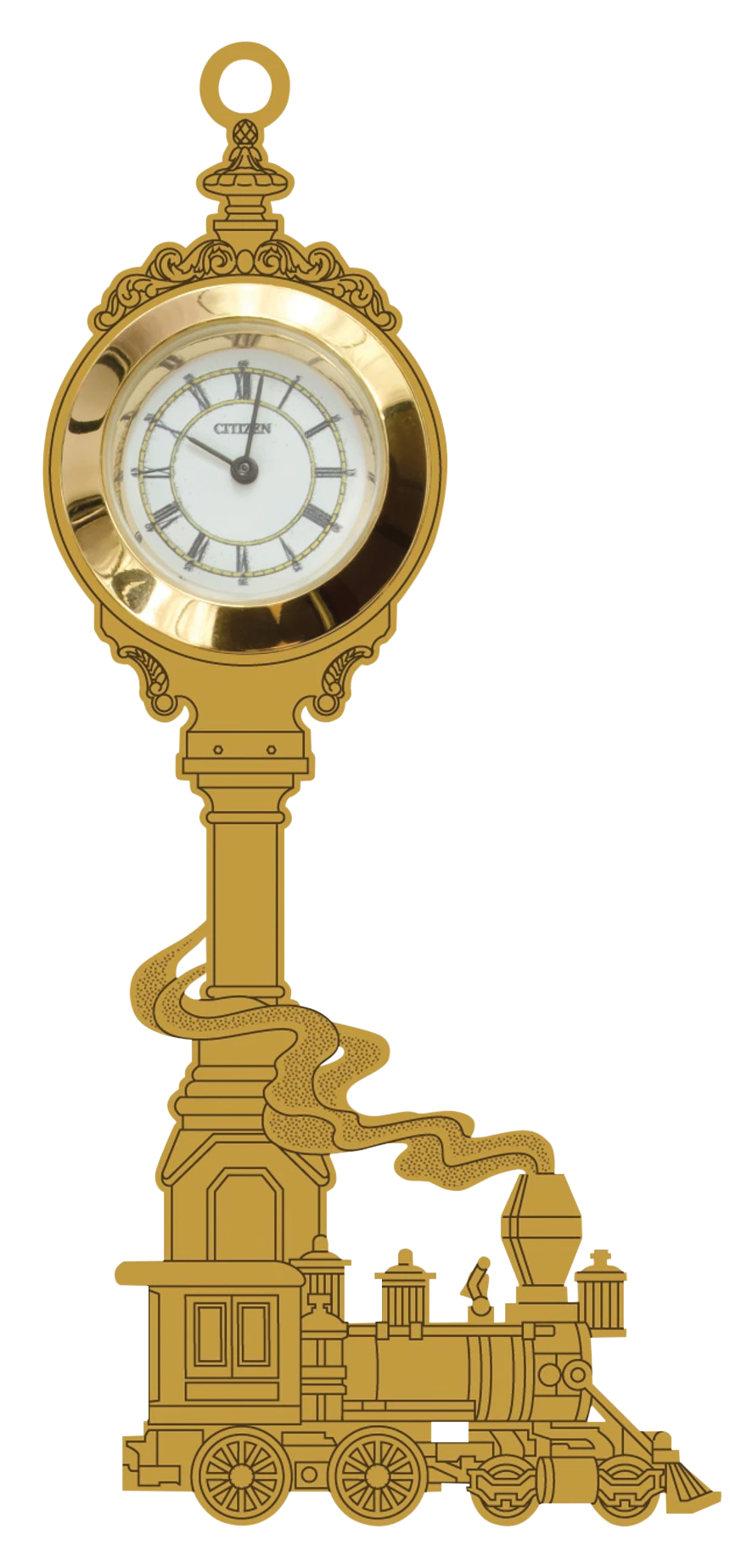 Train Key Clock Collectible image number 0