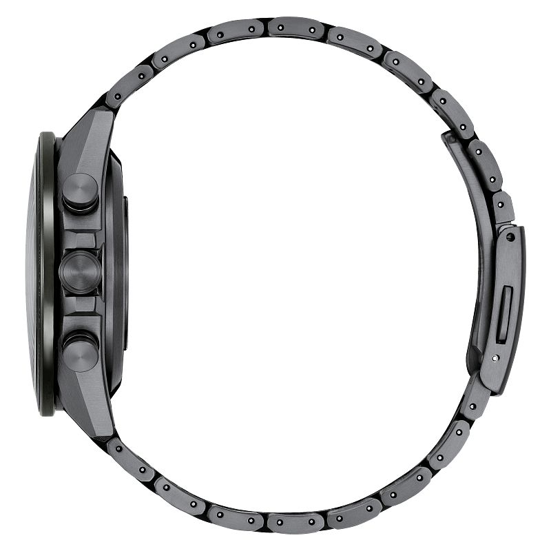 Attesa Black Dial Super Titanium with DLC Coating Bracelet 