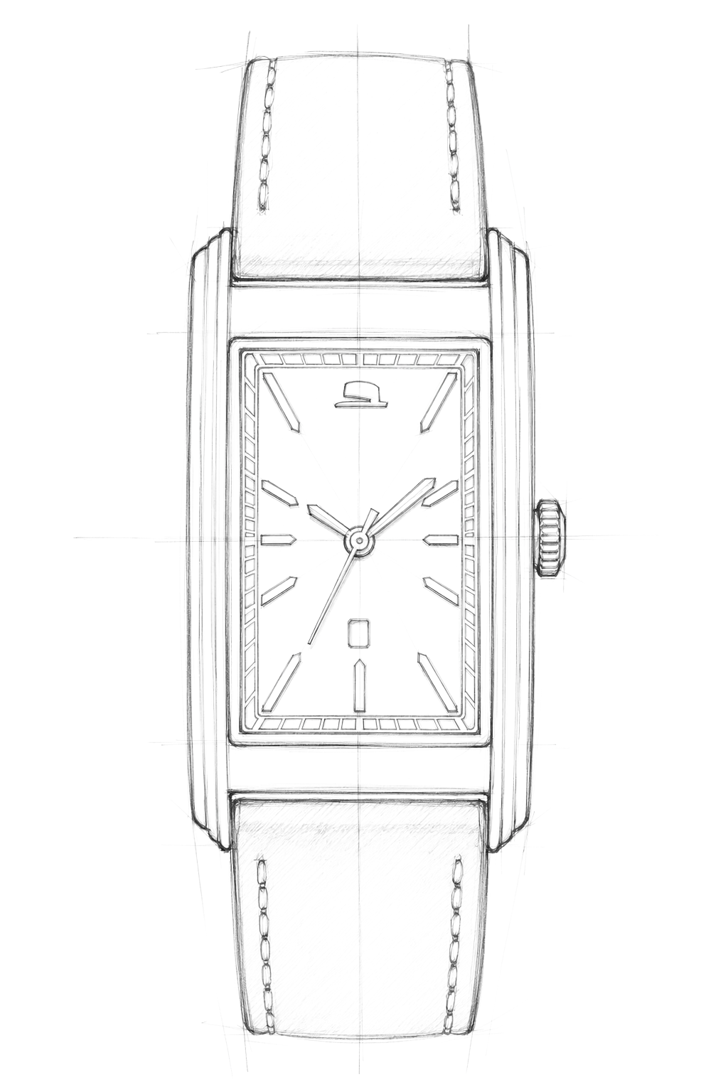 Watch technical diagram