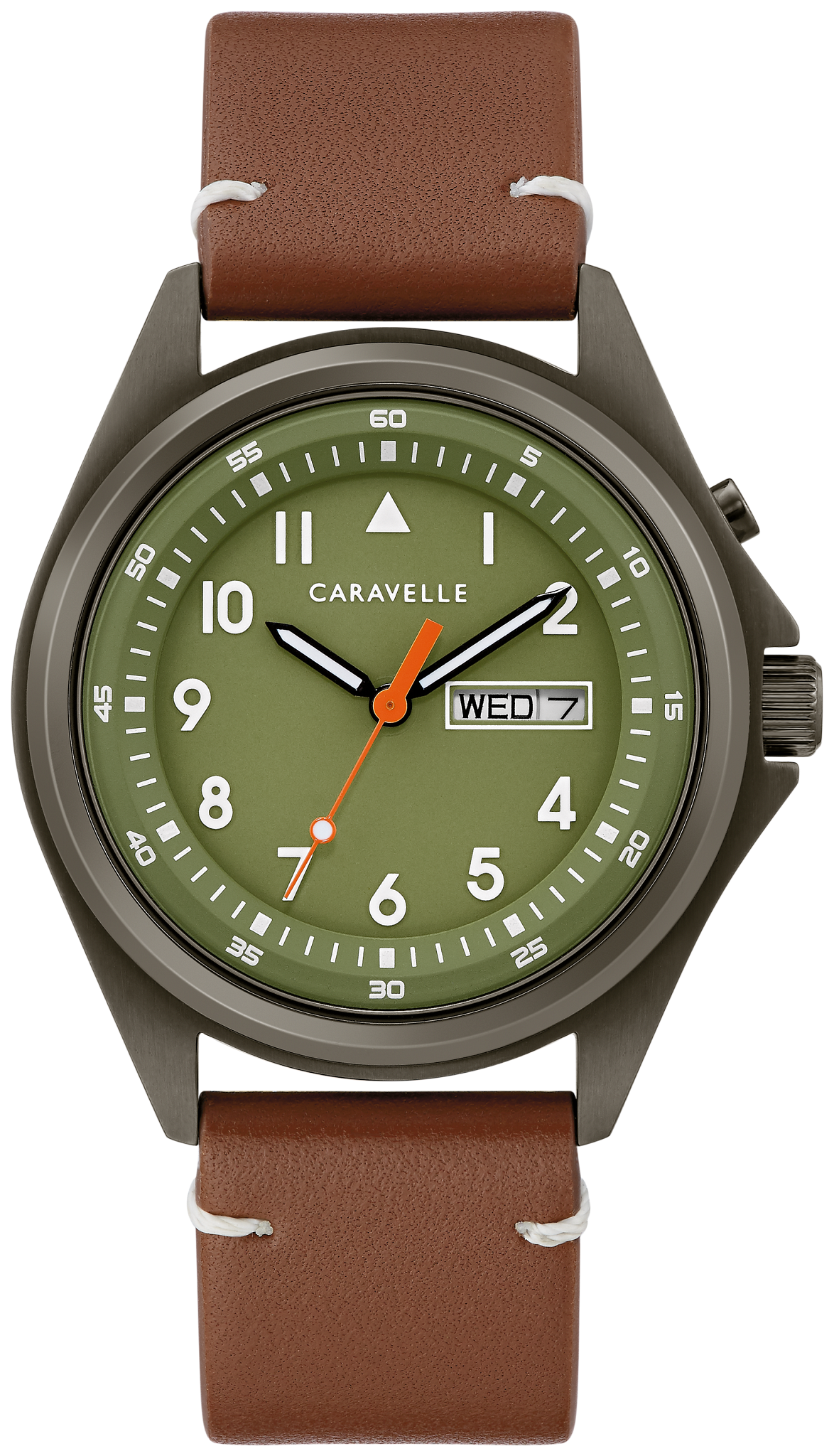 Green Dial Leather Strap Classic 45C119 | Bulova
