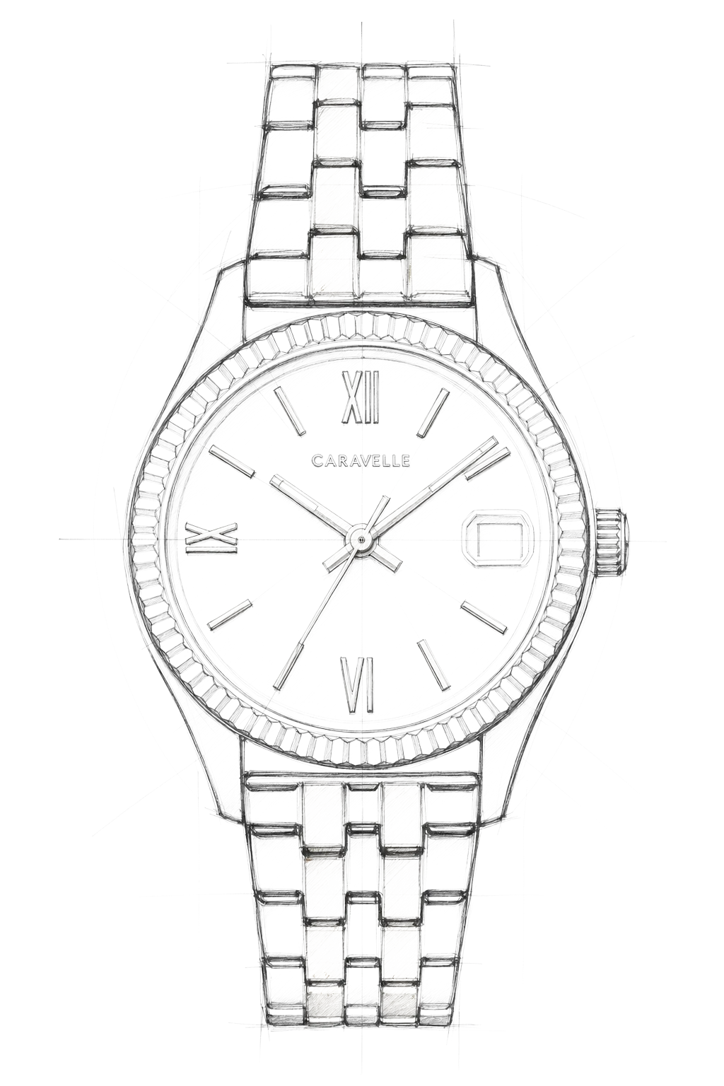 Watch technical diagram