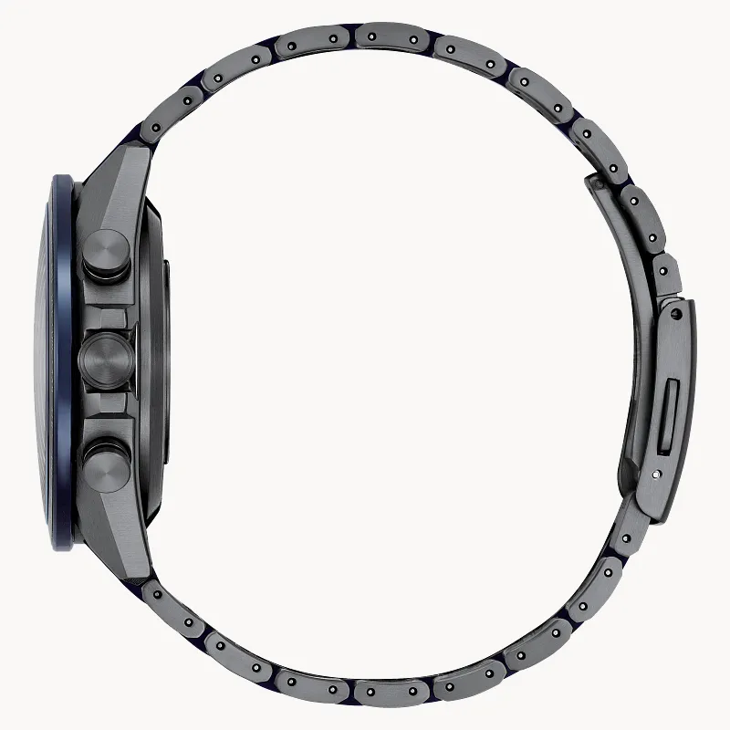 ATTESA Black Dial Super Titanium with DLC Coating Bracelet ATTESA Black Dial Super Titanium with DLC Coating Bracelet