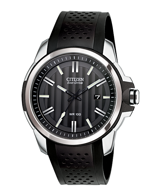 AR - Men's Eco-Drive AW1150-07E Black Pinstripe Dial Watch | CITIZEN