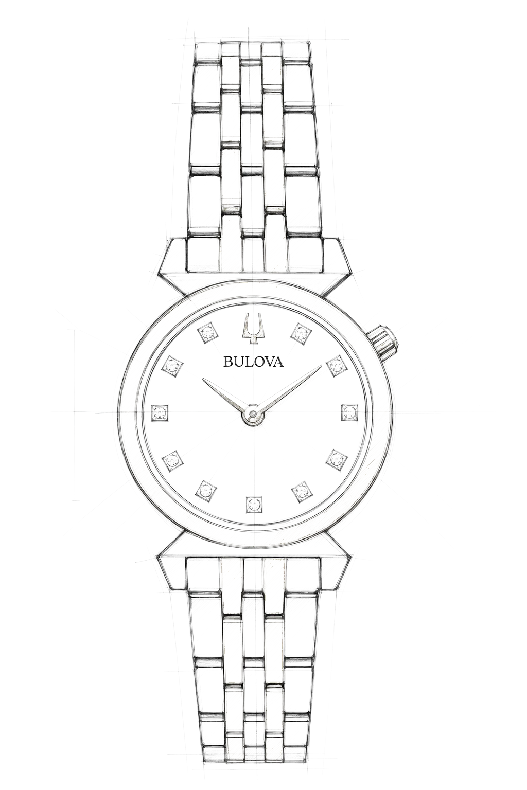 Watch technical diagram