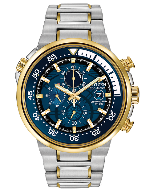 Endeavor Men s Eco Drive CA0444 50L Chronograph Watch CITIZEN
