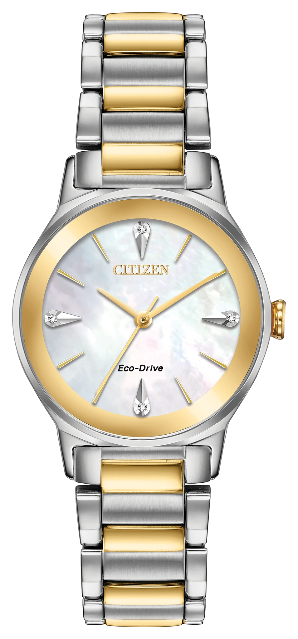 Citizen Axiom Eco-Drive Diamond Stainless Steel Watch | CITIZEN