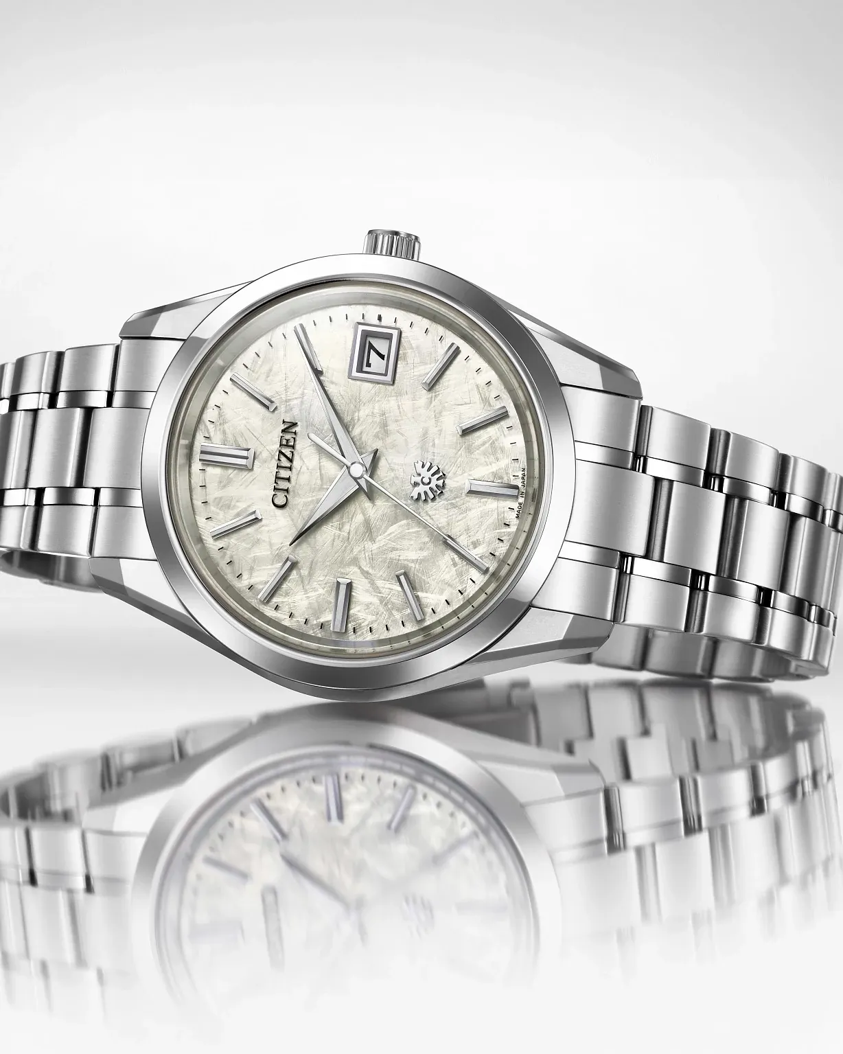 The CITIZEN White Dial Super Titanium with Duratect Platinum