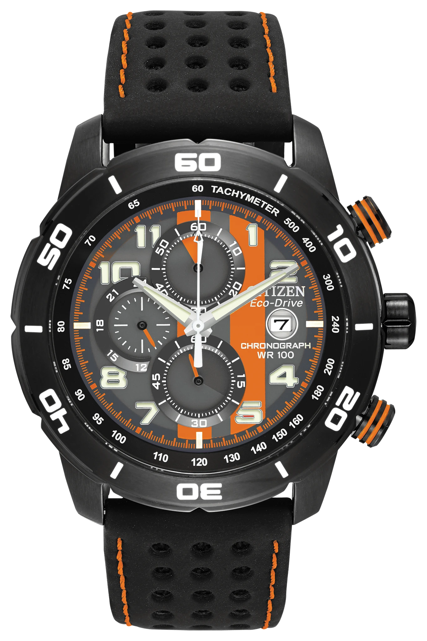 Primo Gray Dial Polyurethane Coated Leather Strap CA0467-11H | CITIZEN