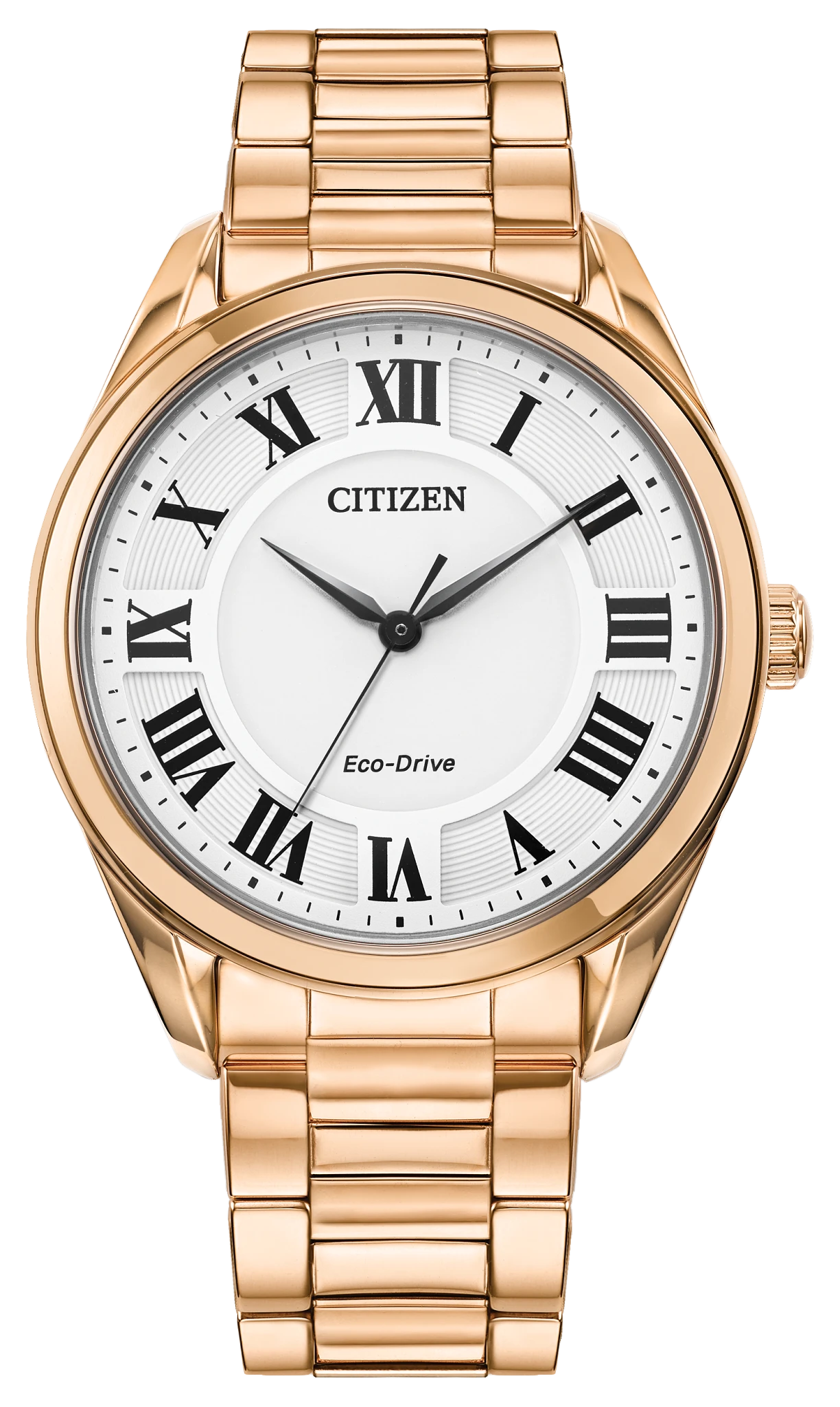 Arezzo White Dial Stainless Steel Bracelet EM0973-55A | CITIZEN
