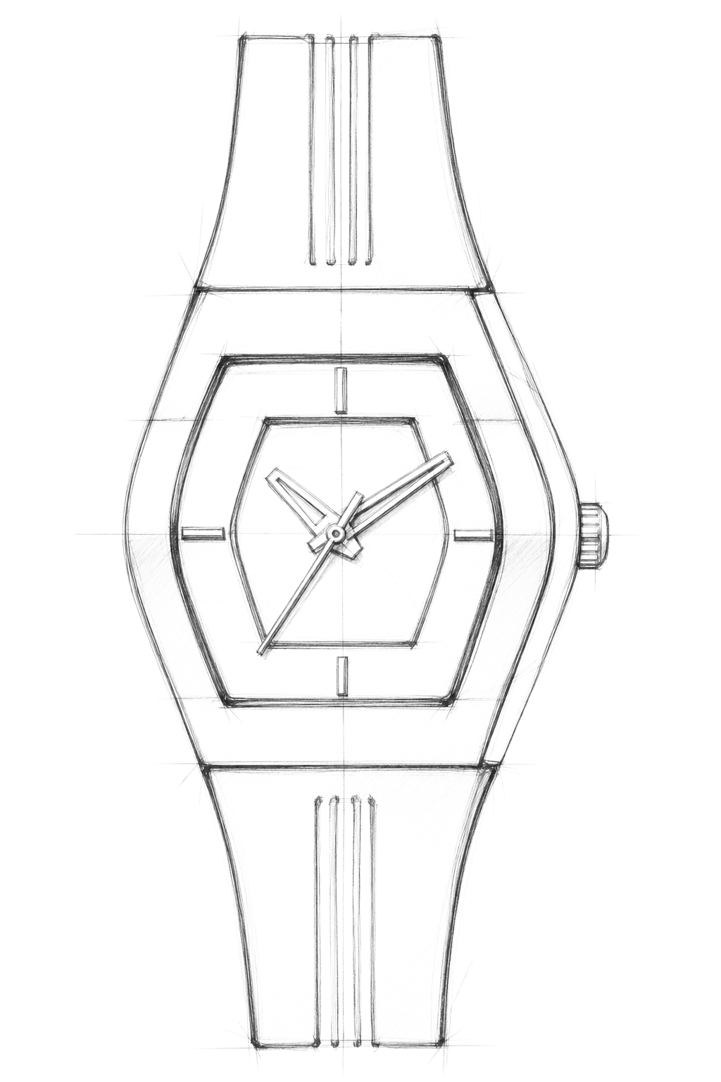 Watch technical diagram