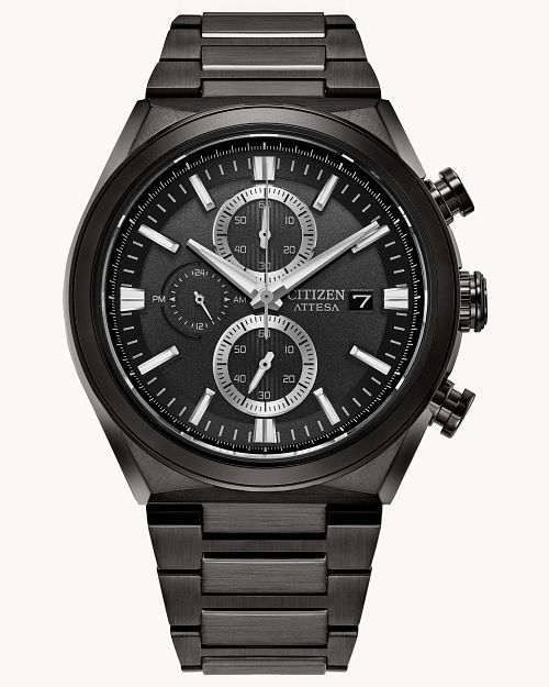 Attesa Gray Dial Super Titanium Bracelet CA0835-61H | CITIZEN