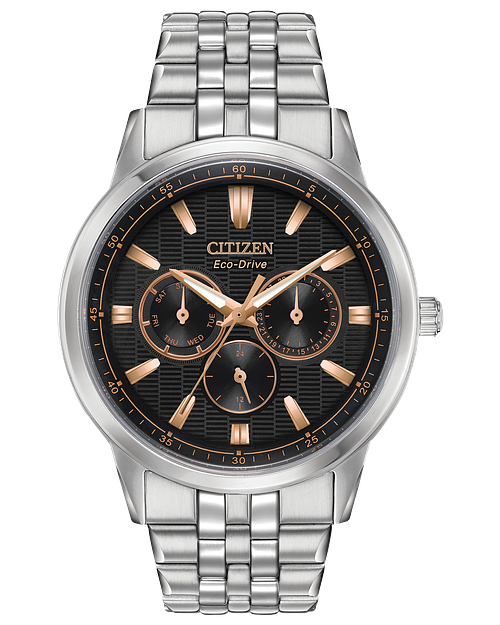 Corso Men s Eco Drive BU2070 55E Rose Gold Accent Watch CITIZEN