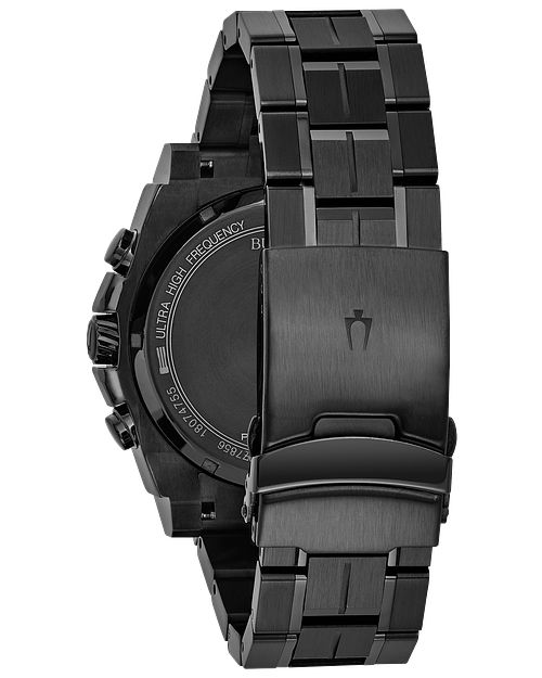 Bulova Icon Precisionist Men's Grey Black Dial Chronograph Watch 