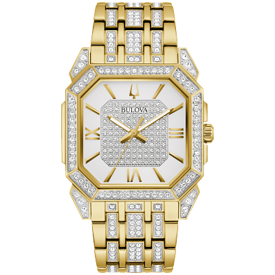 Men s Crystal Watches Bulova