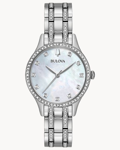 Bulova top crystal watch