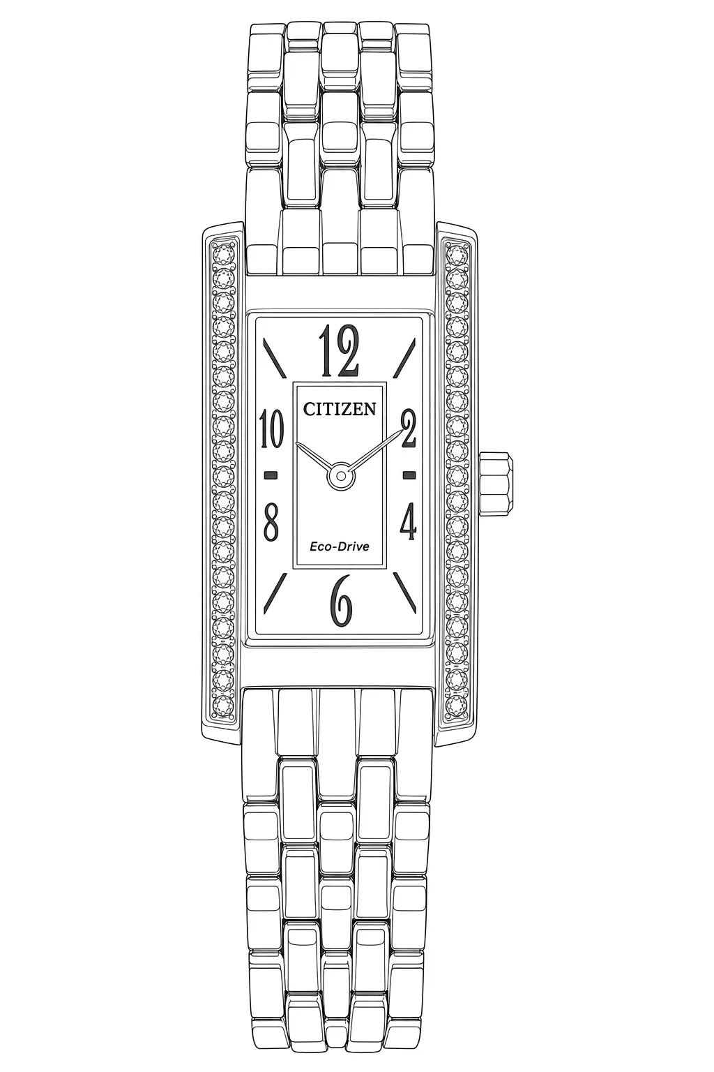 Watch technical diagram