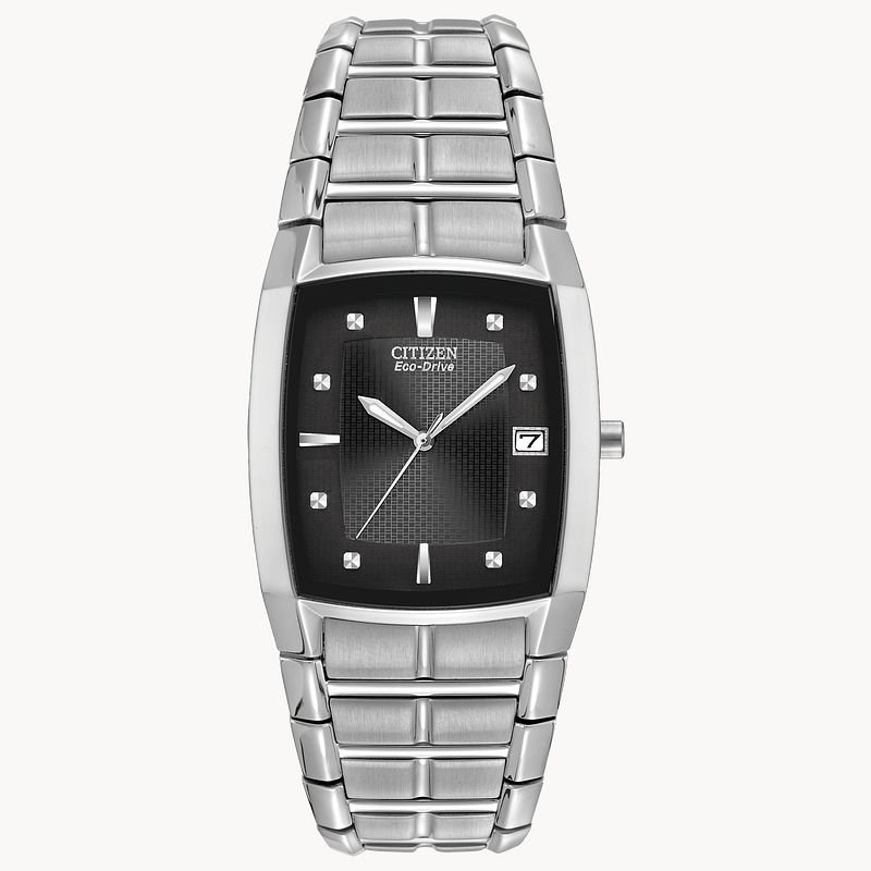 Citizen eco drive rectangular 2025 men's watch