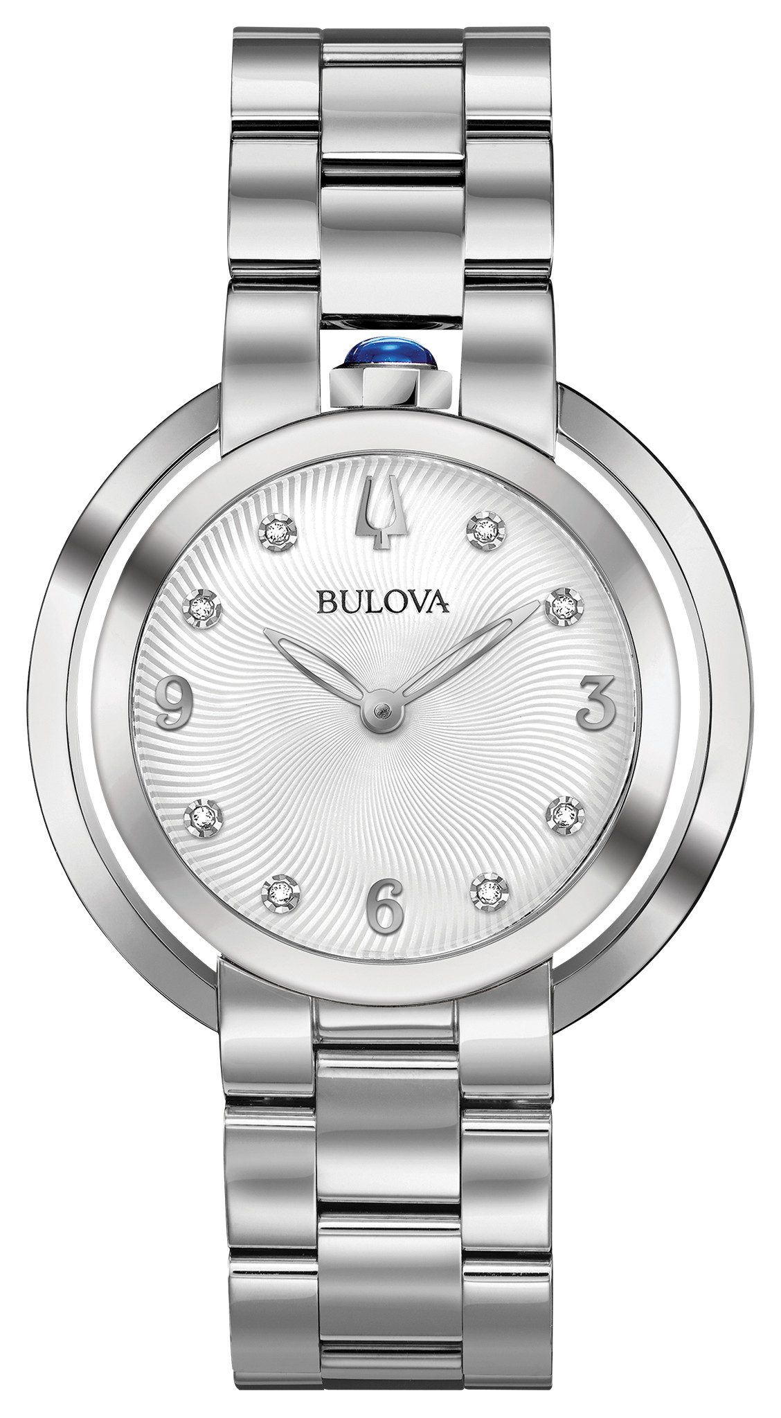 bulova 12 diamond women's watch