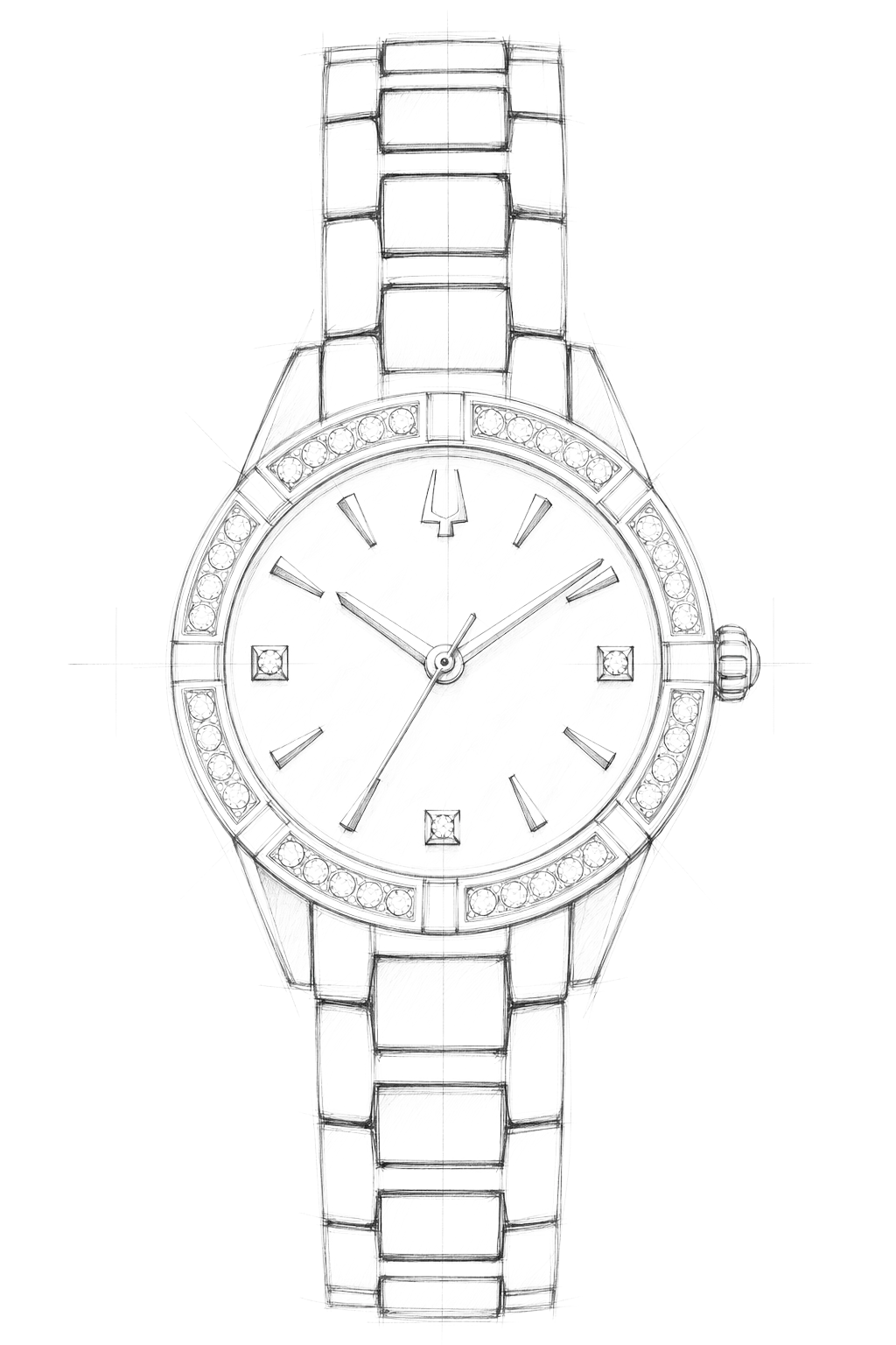 Watch technical diagram