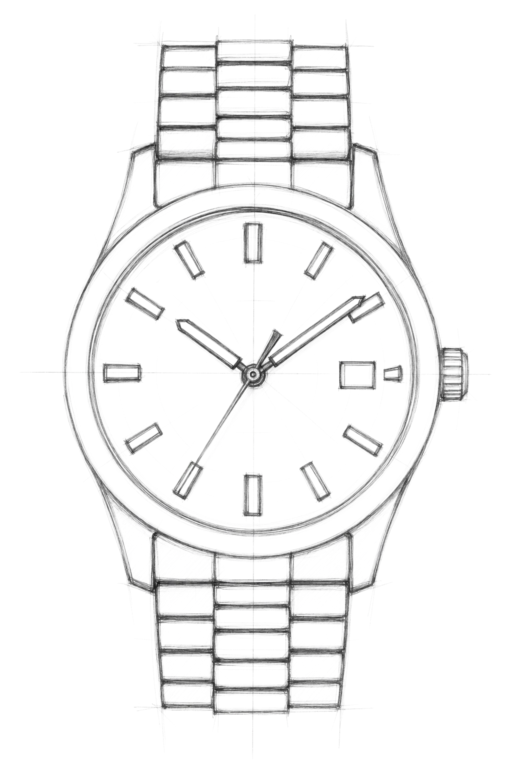 Watch technical diagram