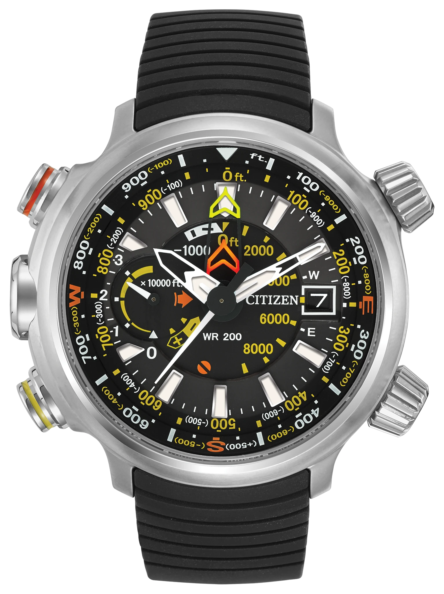 Promaster Altichron Black Dial Rubber Strap BN5030-06E | CITIZEN