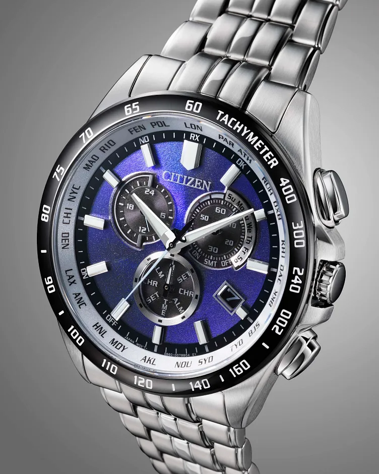 未使用CITIZEN UNITE with BLUE CB5874-81L PCAT Blue Dial Stainless Steel Bracelet CB5874-81L | CITIZEN