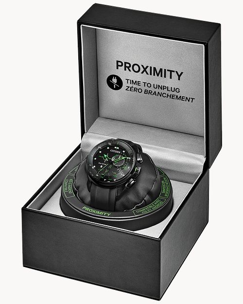 Proximity Black Dial Polyurethane Strap BZ1028-04E | CITIZEN