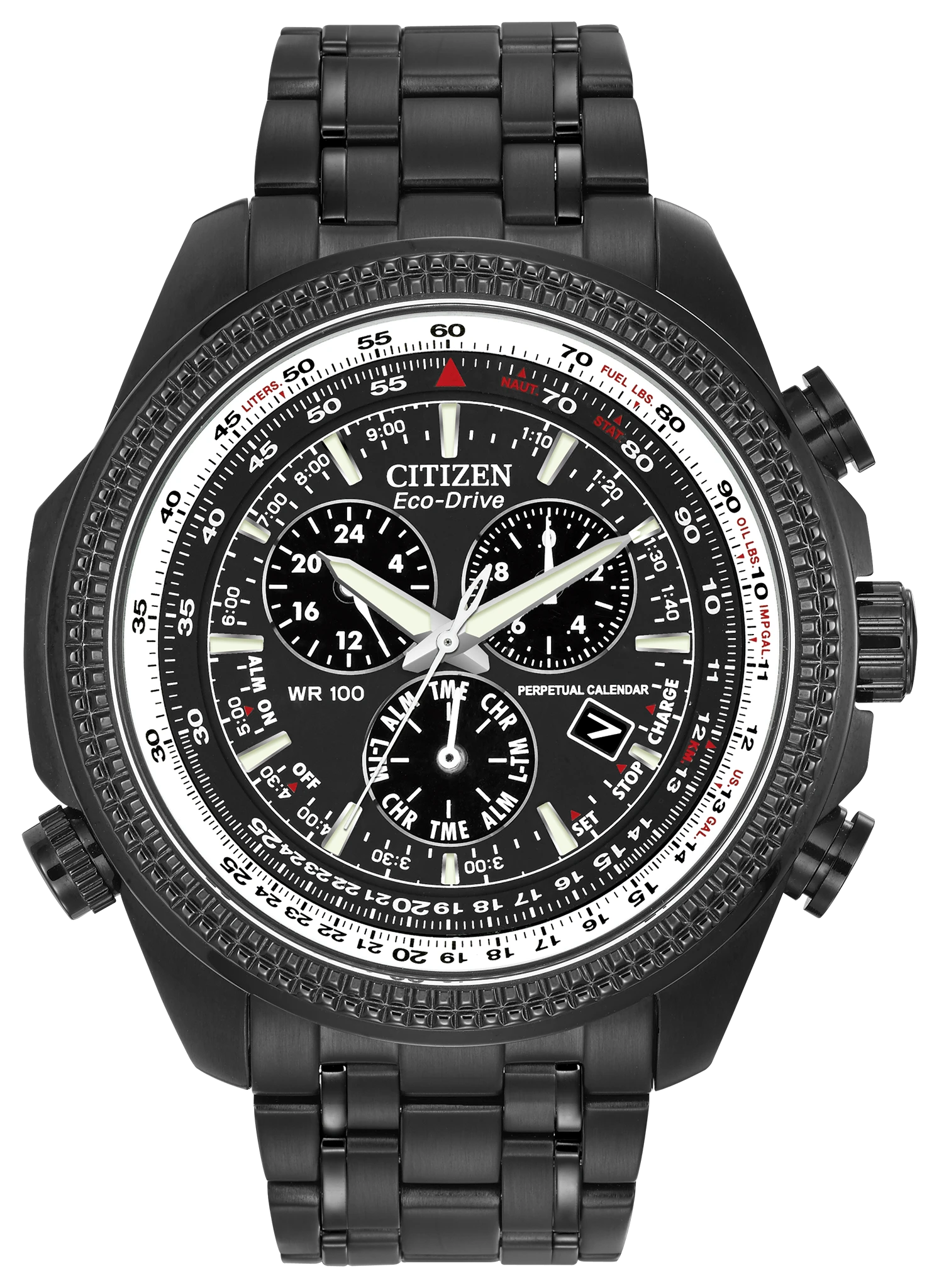 Brycen Black Dial Stainless Steel Bracelet BL5405-59E | CITIZEN