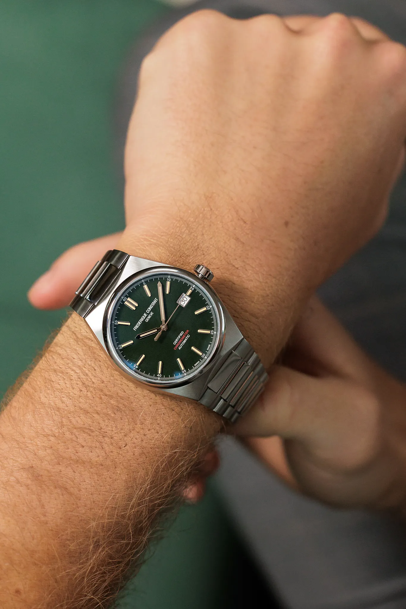 FREDERIQUE CONSTANT ダークグリーン 筆箱 Frederique Constant FC 