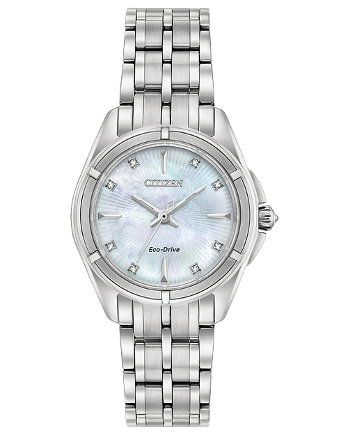 Citizen mother of pearl 2025 diamond watch