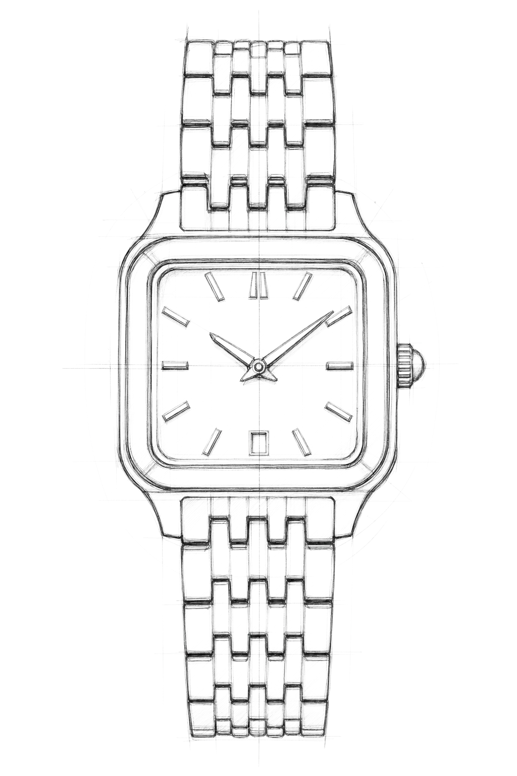 Watch technical diagram